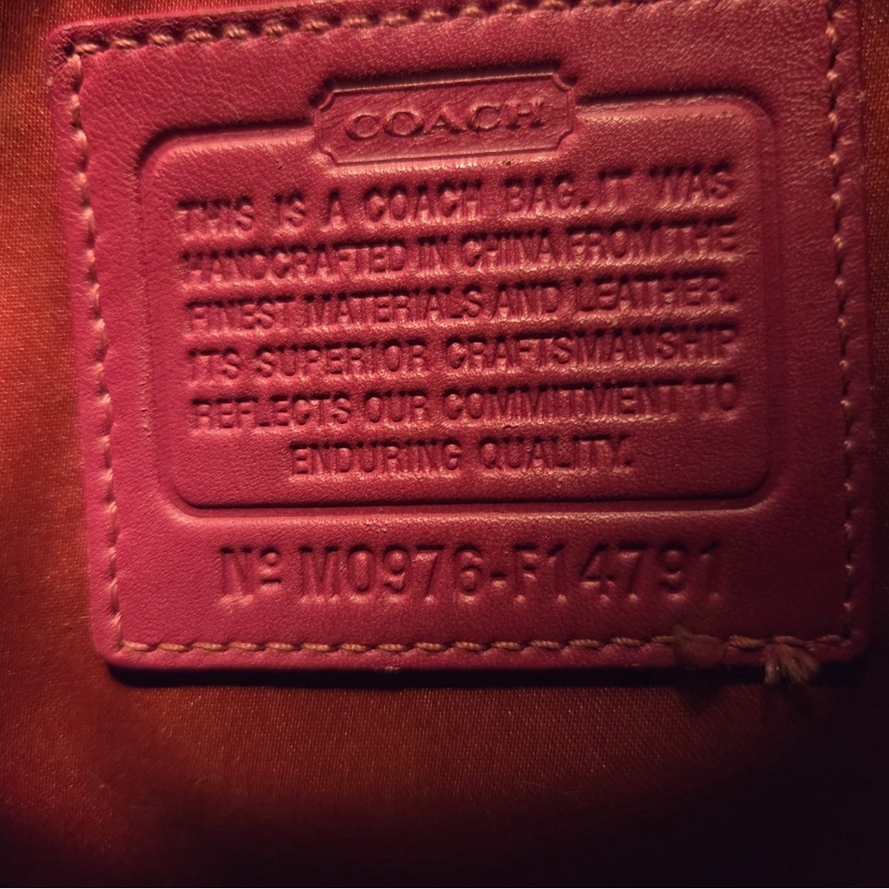 Coach Tattersall Plaid Satchel - Picture 6 of 6